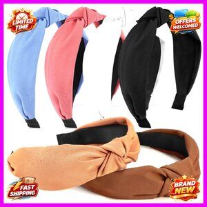 6 Pack Knotted Headbands Wide Hair Accessories for Women